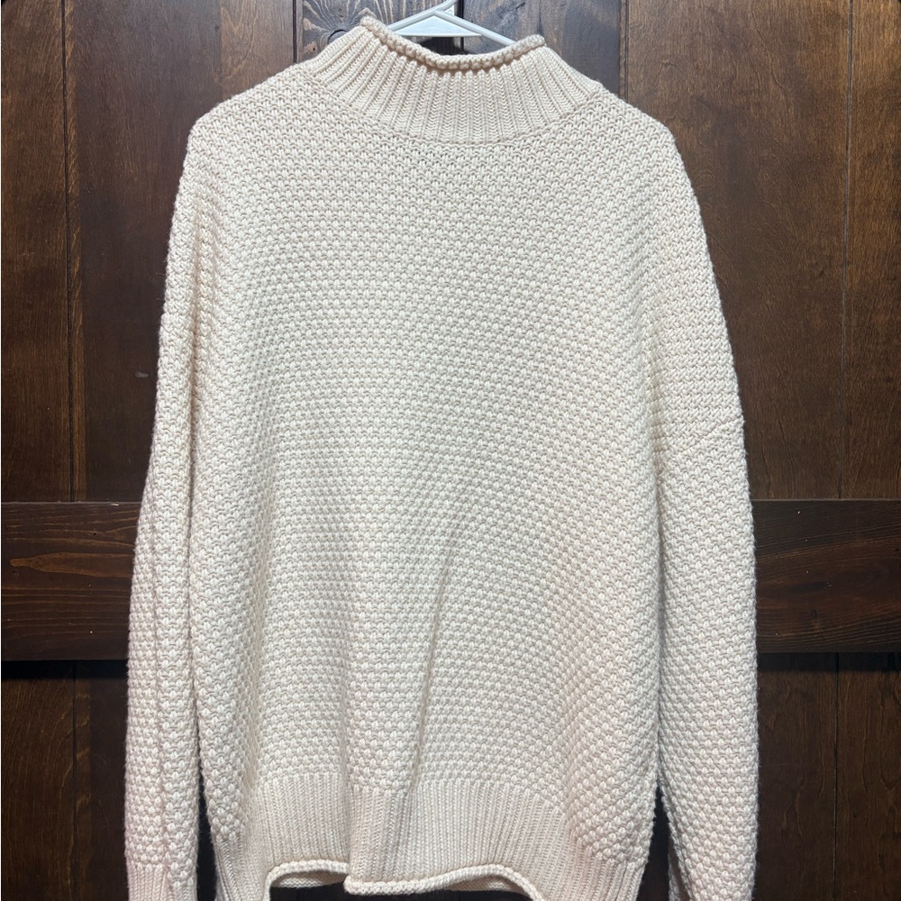 Cozy Cream Turtleneck Sweater
